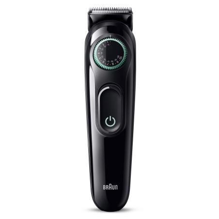 Braun Beard Trimmer 3 BT3421 - Precision Grooming in Black & Green for a Perfect Beard